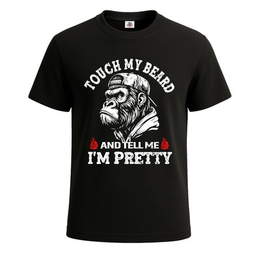 Touch beard and tell - my,